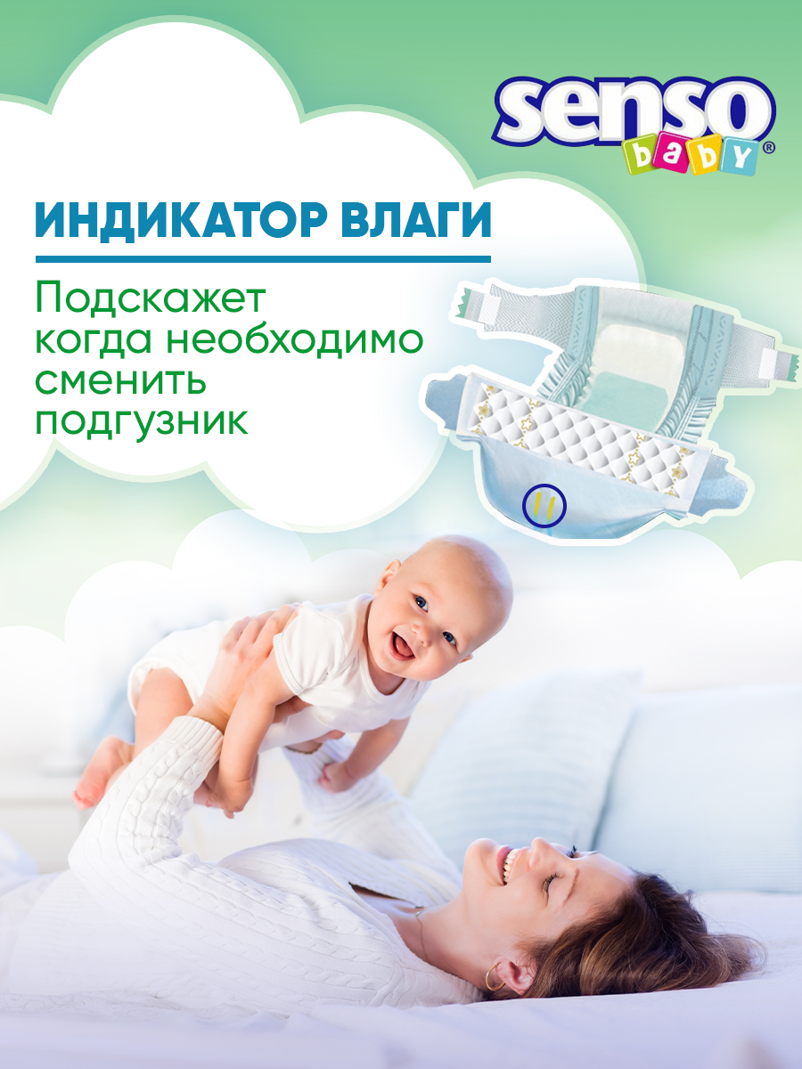 Подгузники SENSO BABY 6 64 шт. - фото 3