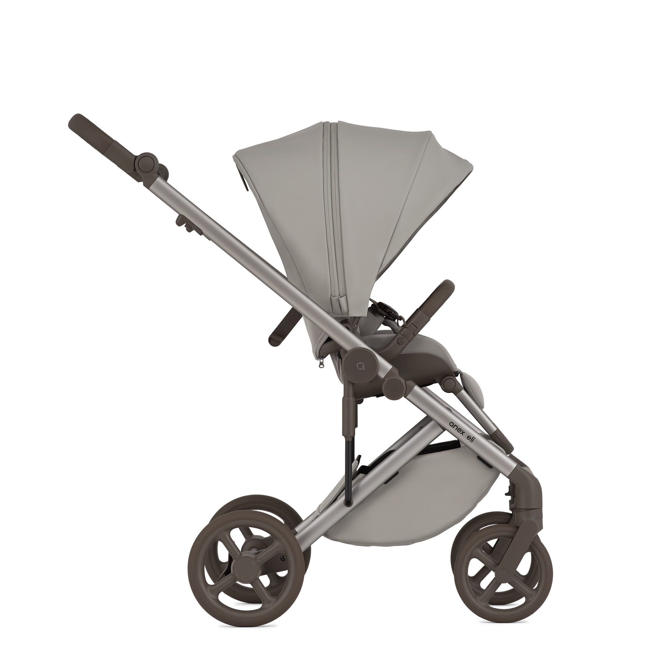 Коляска 2в1 Anex Eli серый - фото 10