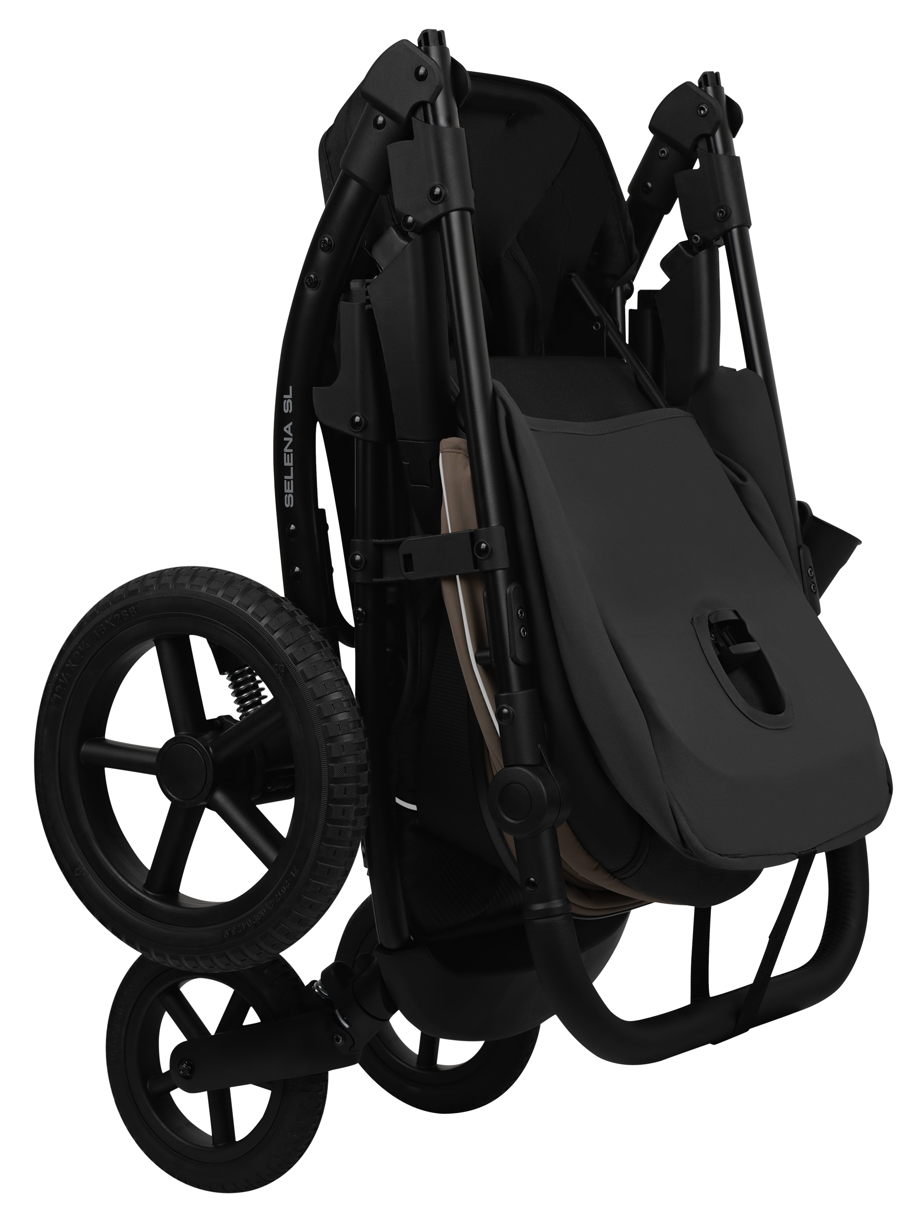 Коляска прогулочная JOVOLA Selena SL темно-бежевый-серый - фото 35