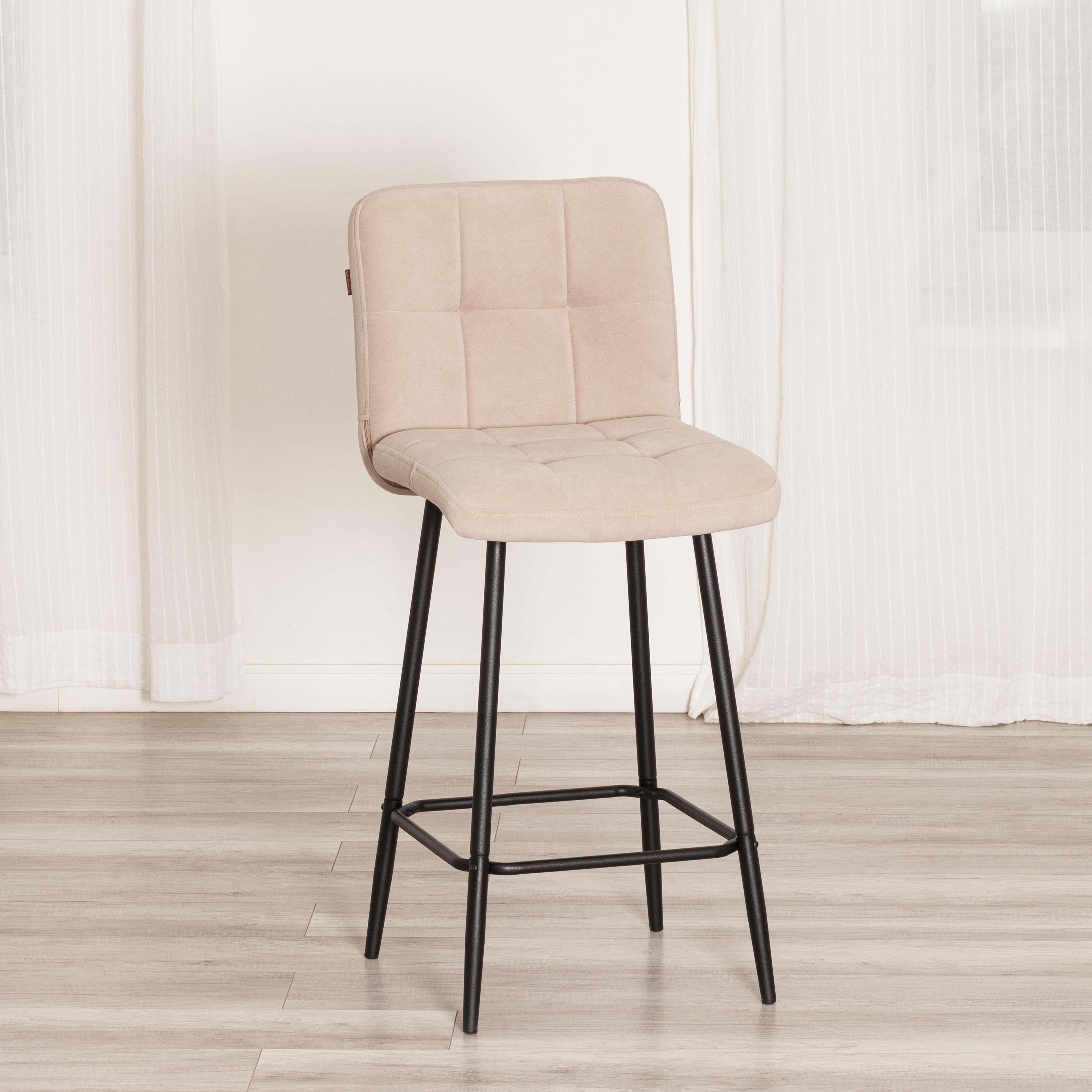 Стул TETCHAIR Medeo велюр бежевый - фото 1