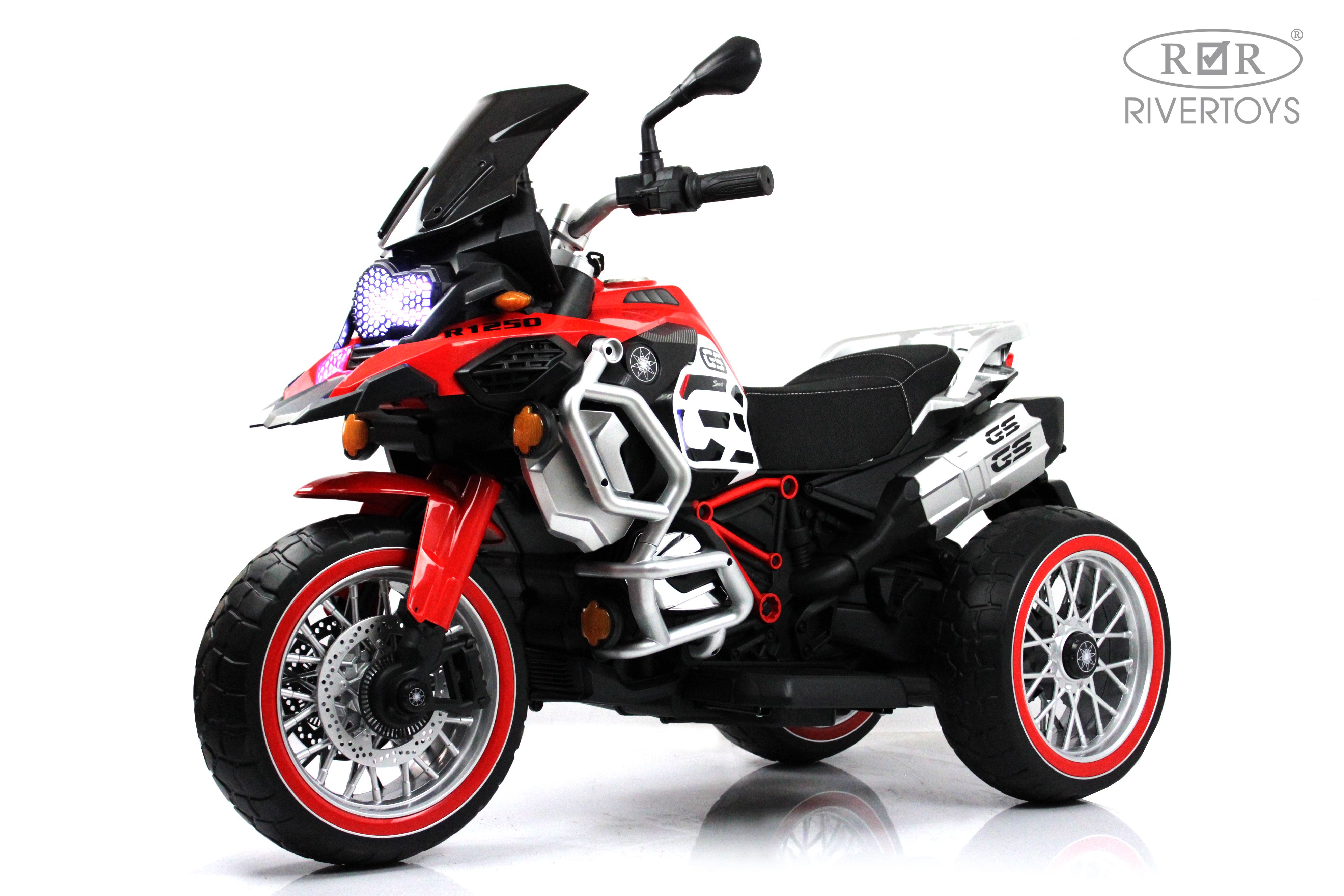 Электромотоцикл RIVERTOYS М111БХ-RED - фото 21