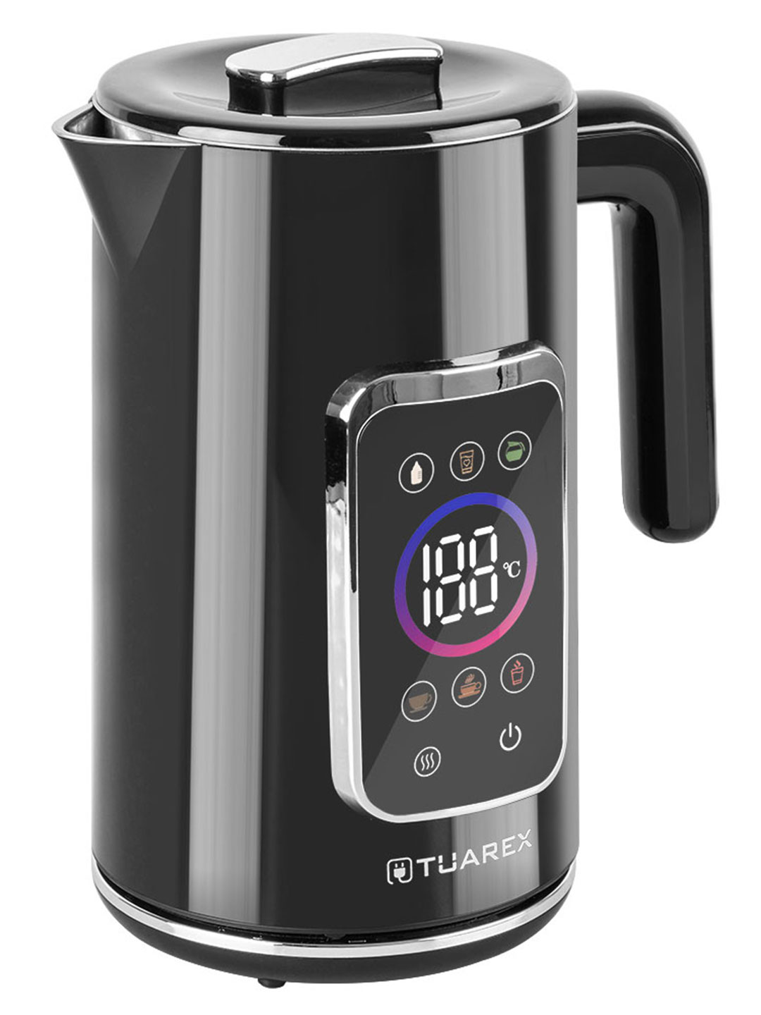 Чайник электрический TUAREX TUAREX TK-8011 2200 Вт 1.7 л сенсорный 6 температур LED черный - фото 6