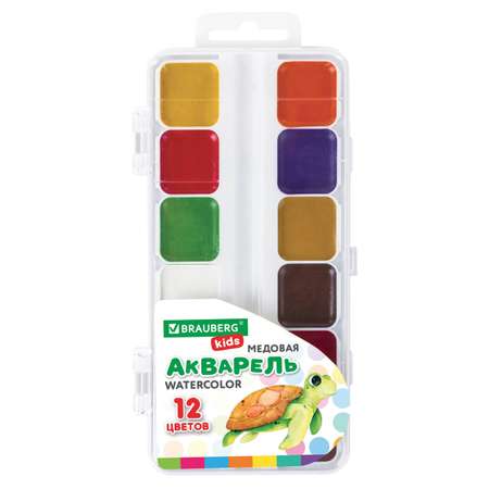 Краски акварель Brauberg 12 цв.
