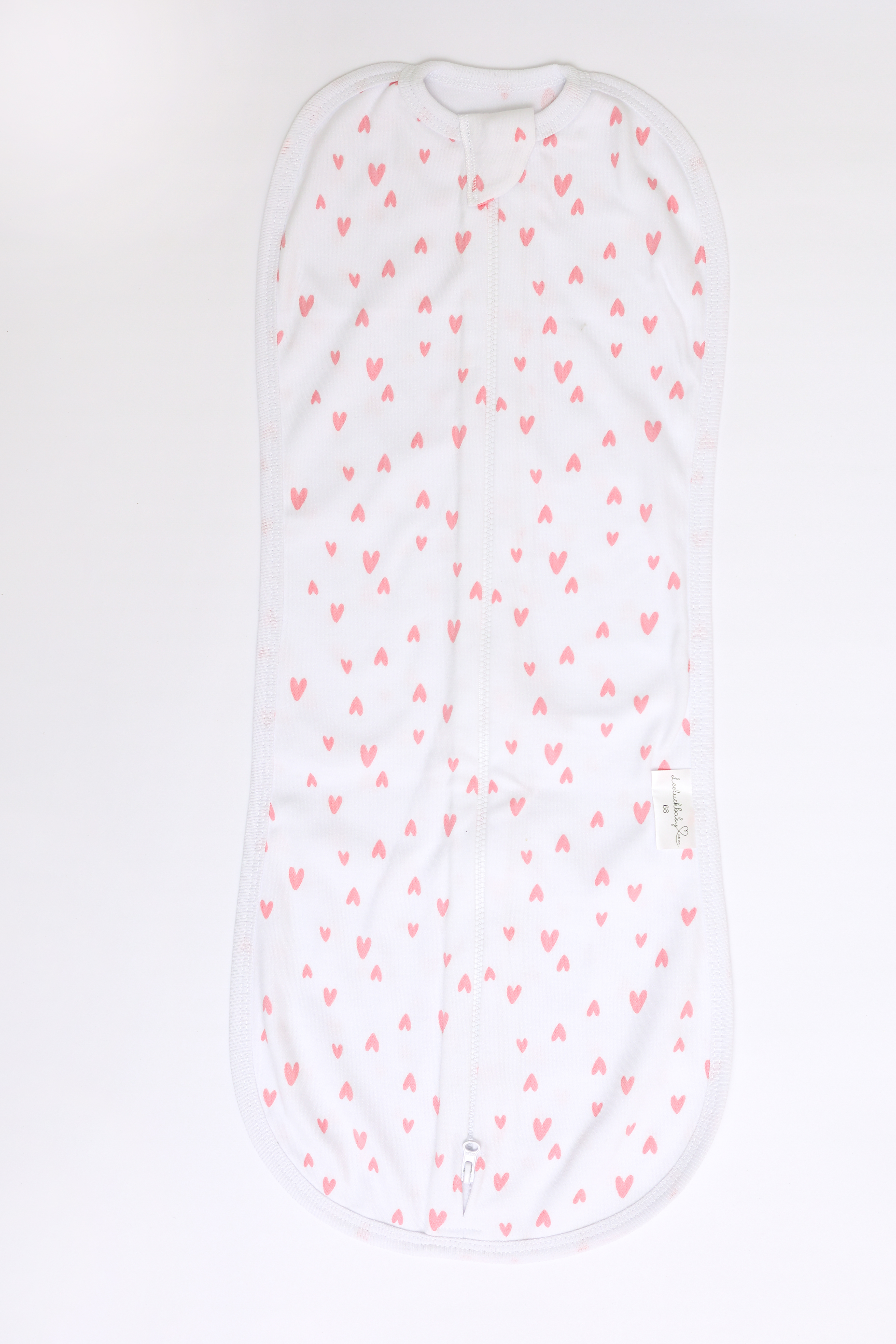 Конверт пеленальный (кокон) LeeLuckBaby розовый - фото 1