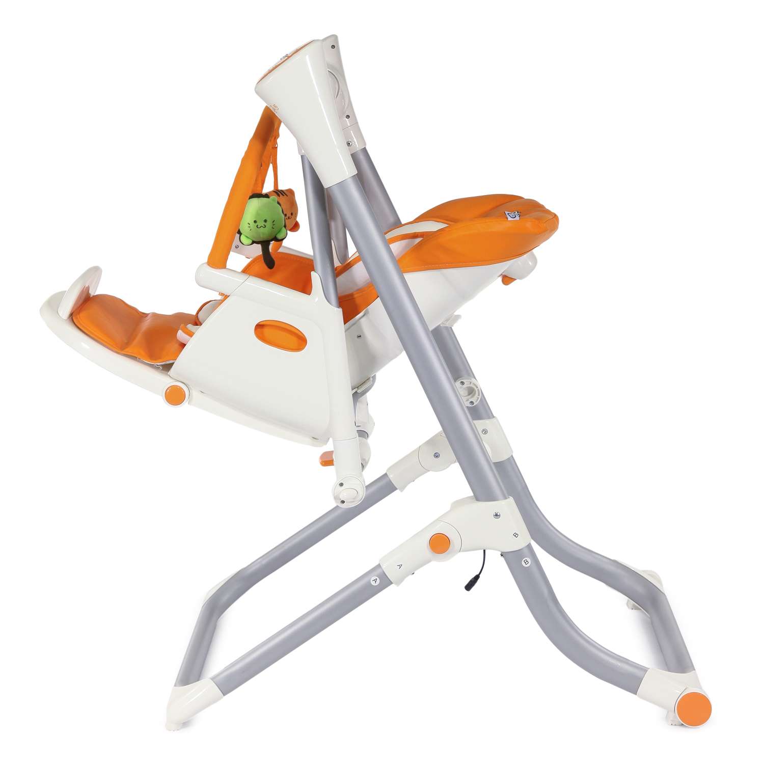 Стульчик для кормления Babyton Orange 2 в 1 - фото 7