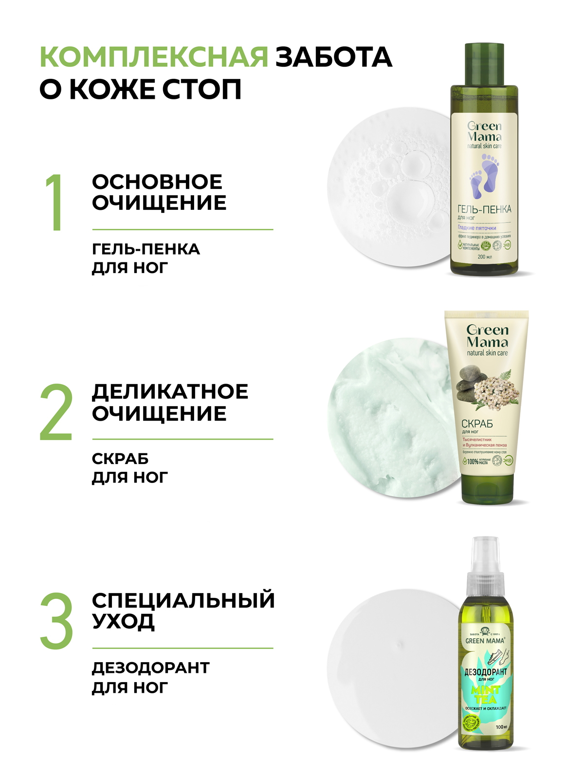 Крем Green Mama для ног освежающий с каштаном 170 мл 1 шт. - фото 8