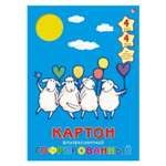 Цветной картон Unnika land 4 лист.