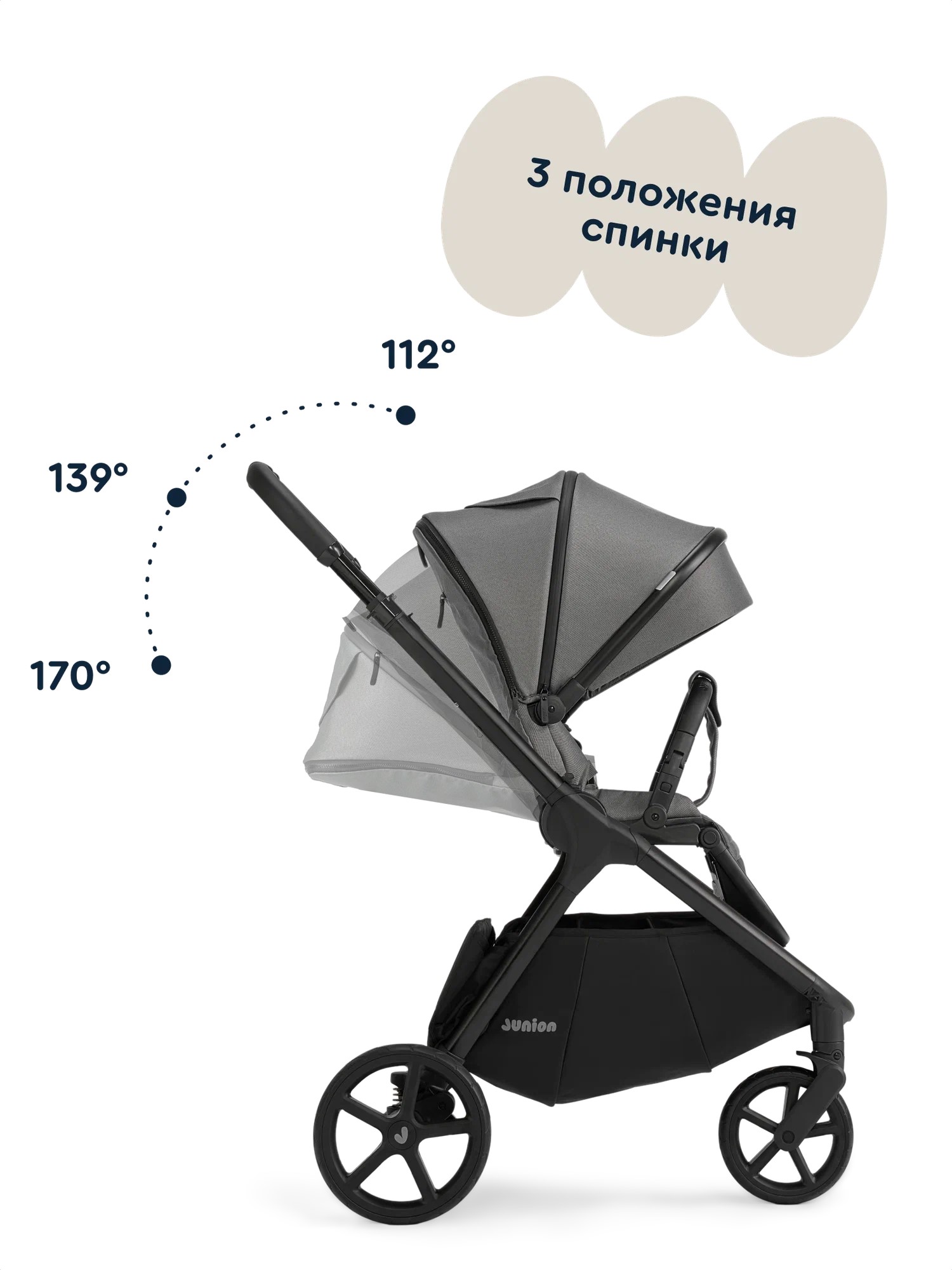 Коляска 2в1 Junion Chillibom - фото 20