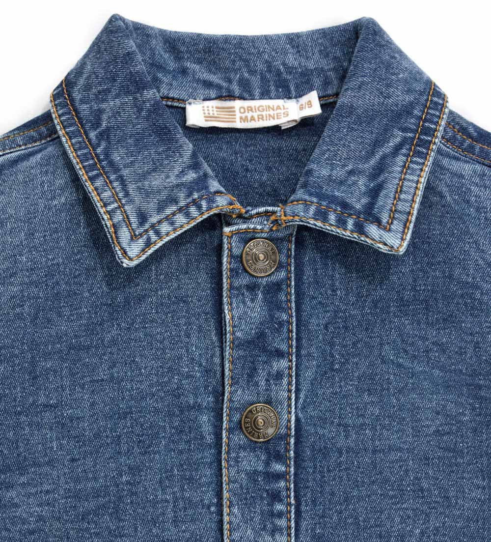 Куртка джинсовая ORIGINAL MARINES DFP0203NM_DENIMBLUMEDIUM - фото 3