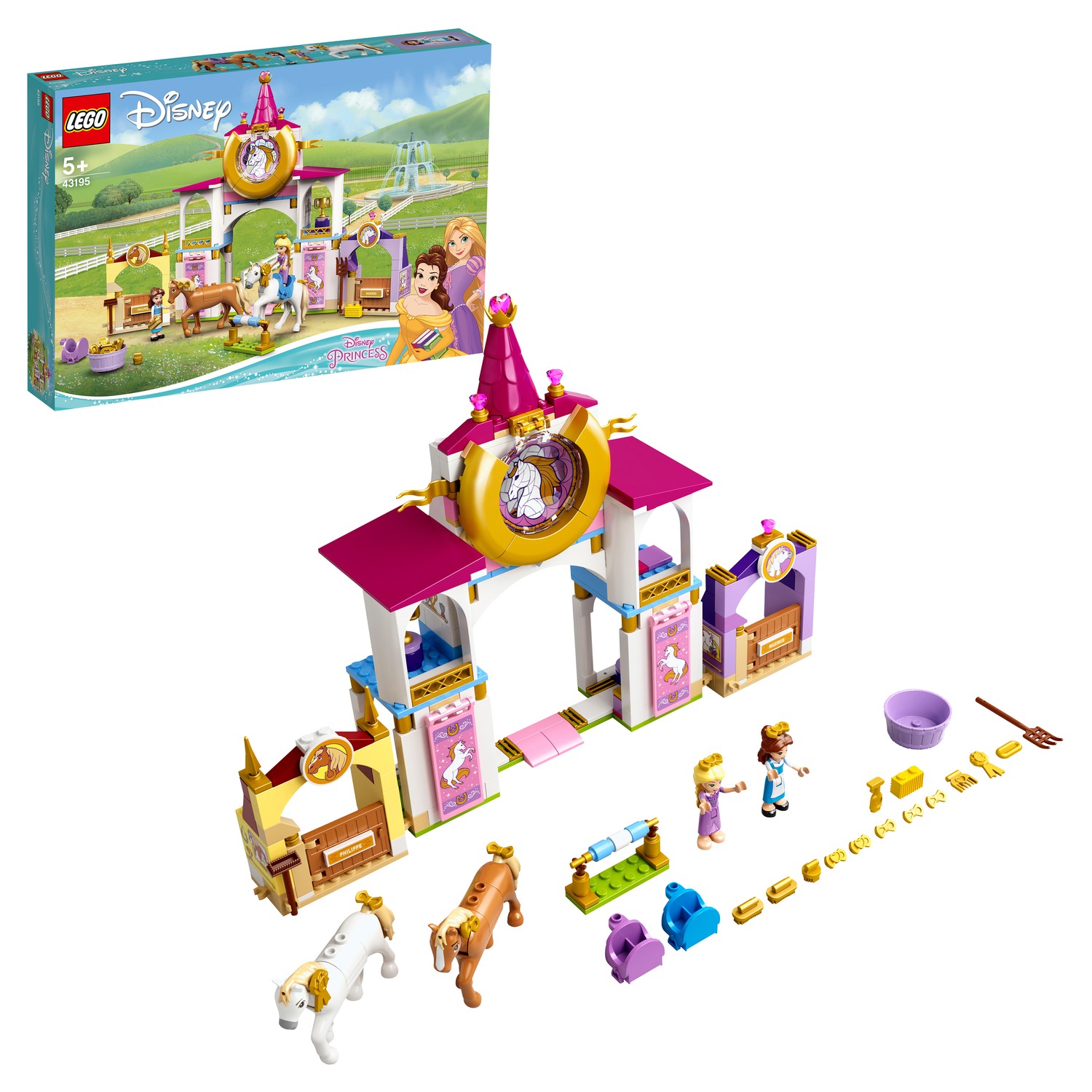 Конструктор LEGO Disney Princess Конюшня Белль и Рапунцель 239 дет. - фото 1