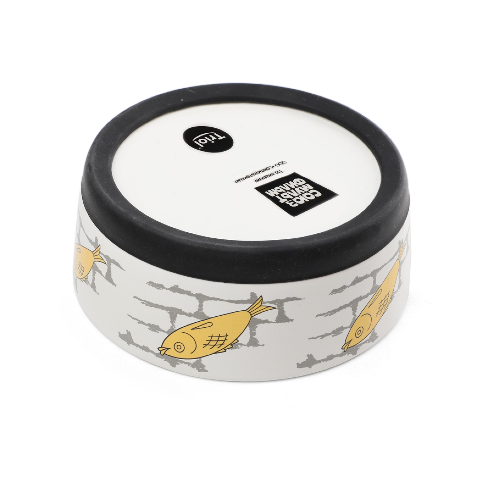 Миска для животных Triol Волк керамическая на резинке 0.45л - фото 3