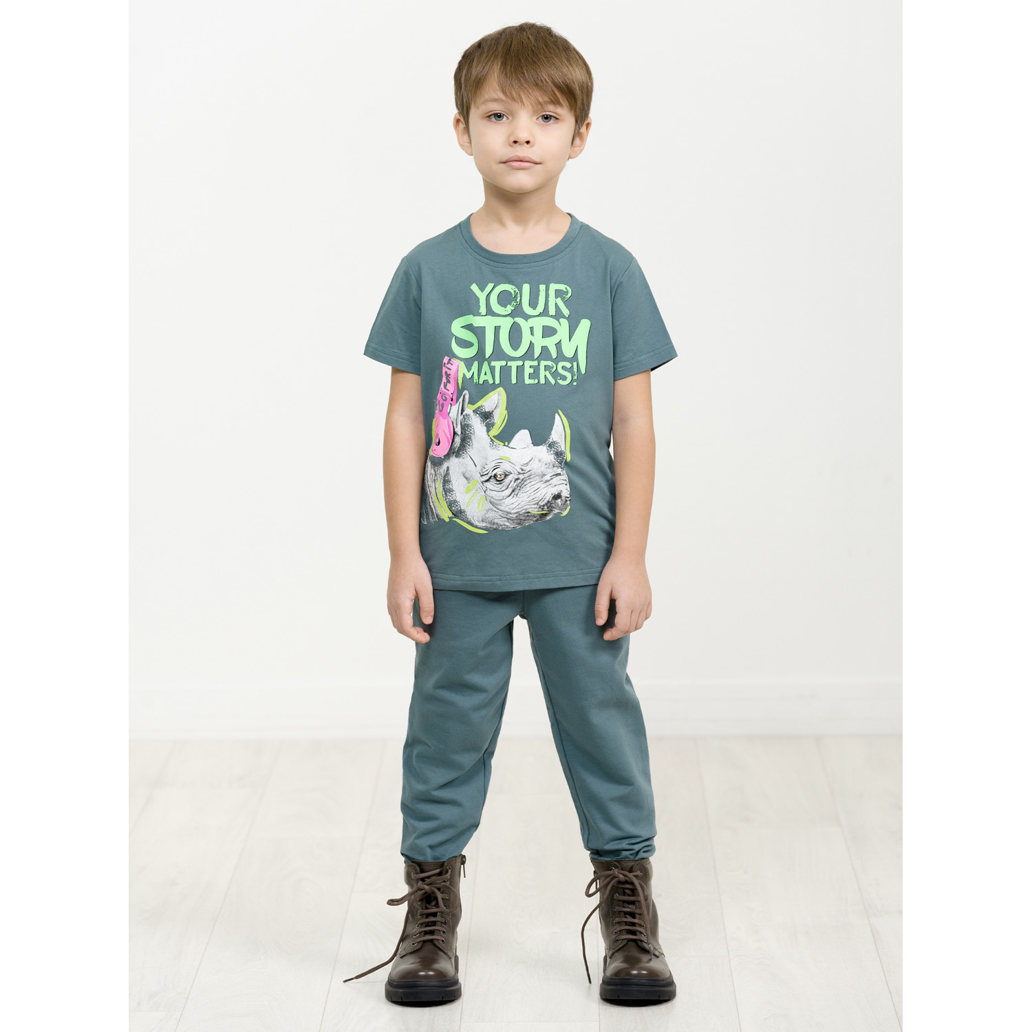 Футболка Pelican BFT3265/1/Серый(40) - фото 3