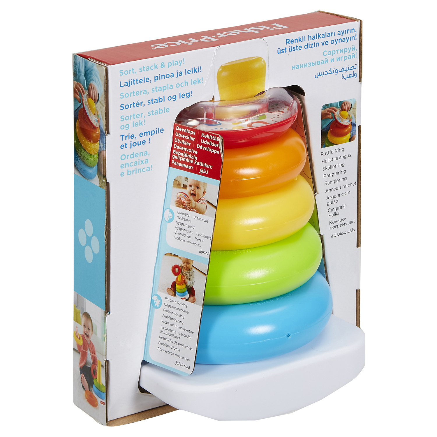 Игрушка Fisher Price пирамидка - фото 3