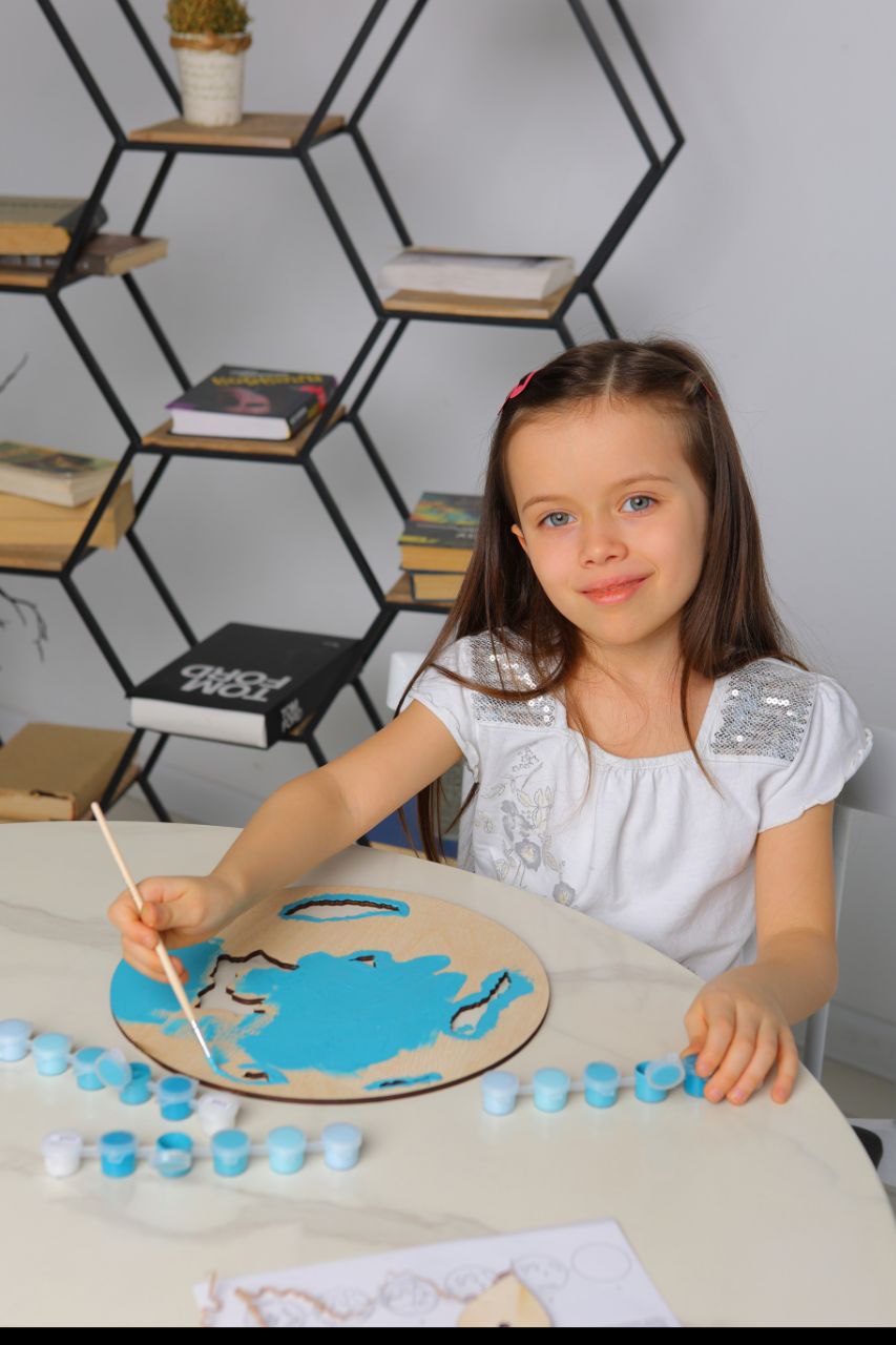 Набор для творчества ЧудоСветик сборка Карта мира - фото 4