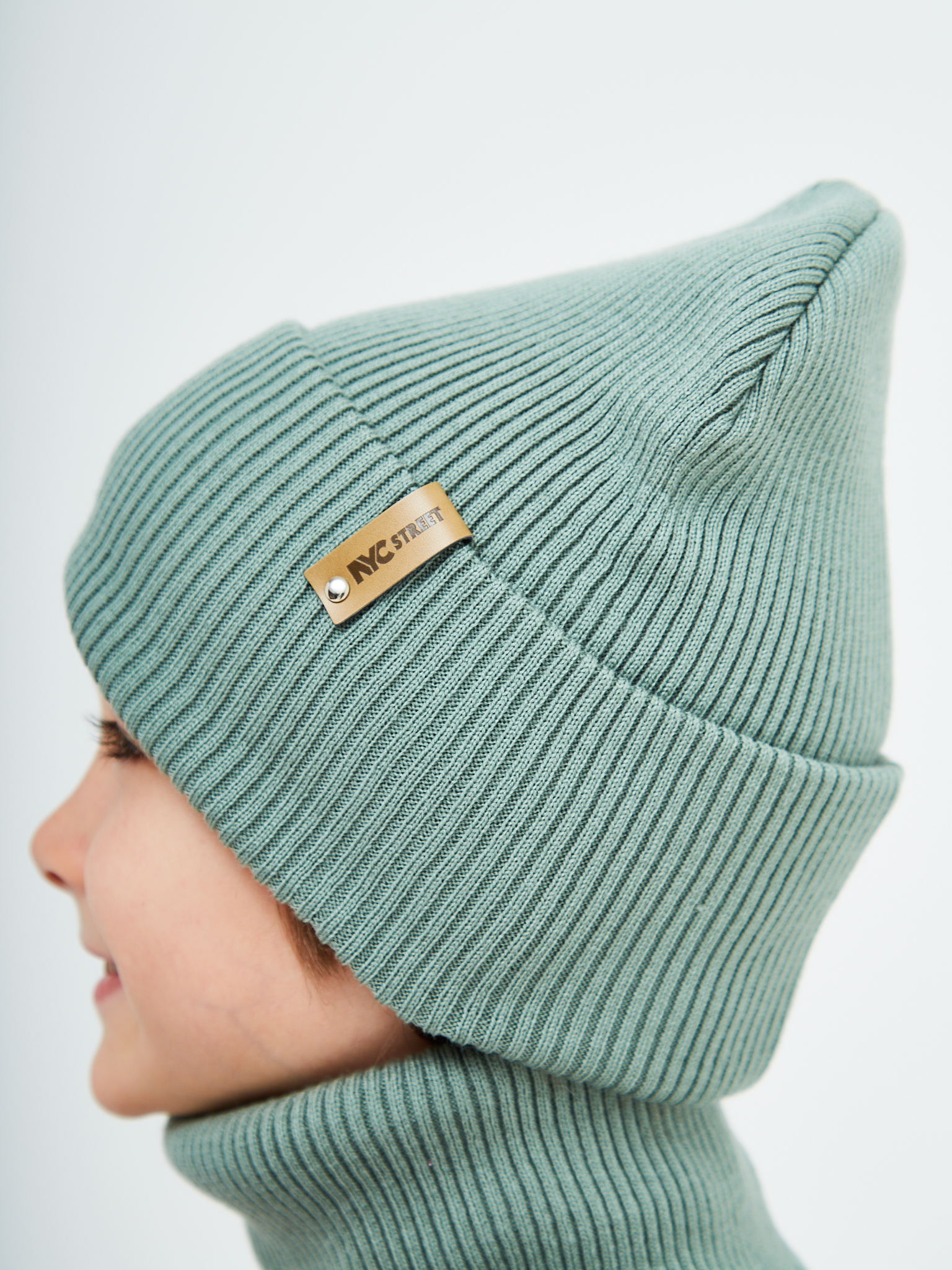 Шапка и снуд KUBRIO KU-H-52-lopata-oliveB - фото 14