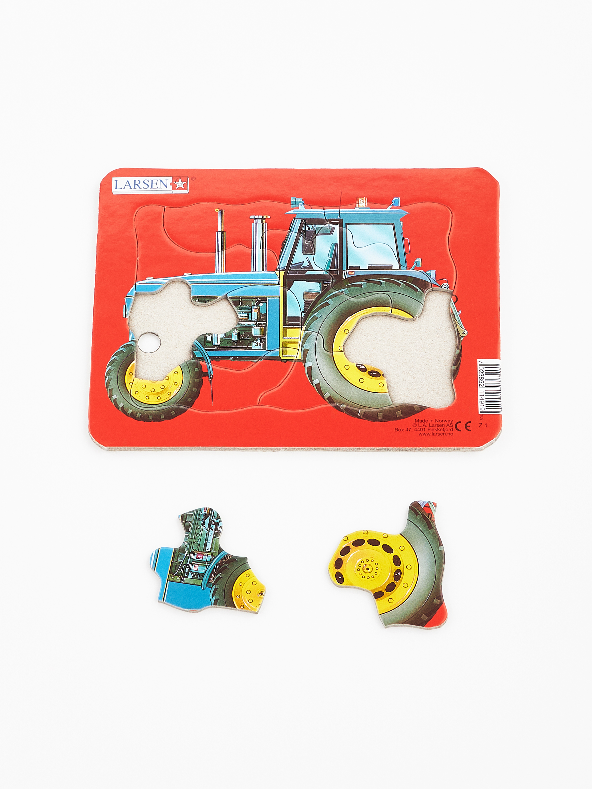 Пазл Larsen Трактор, самосвал 10 элементов классический - фото 3