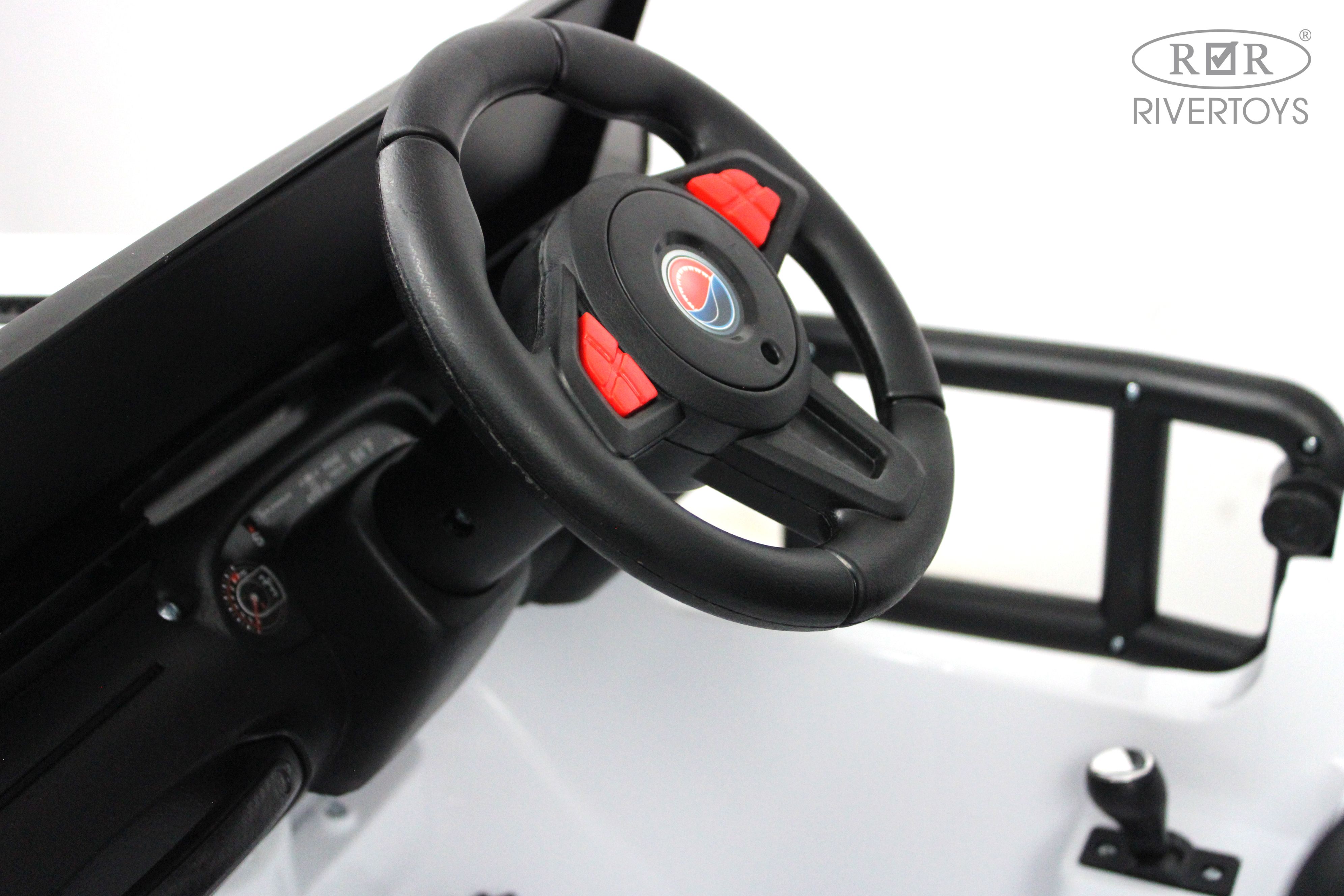 Электромобиль RIVERTOYS T222TT-4WD-WHITE С пультом ДУ - фото 22