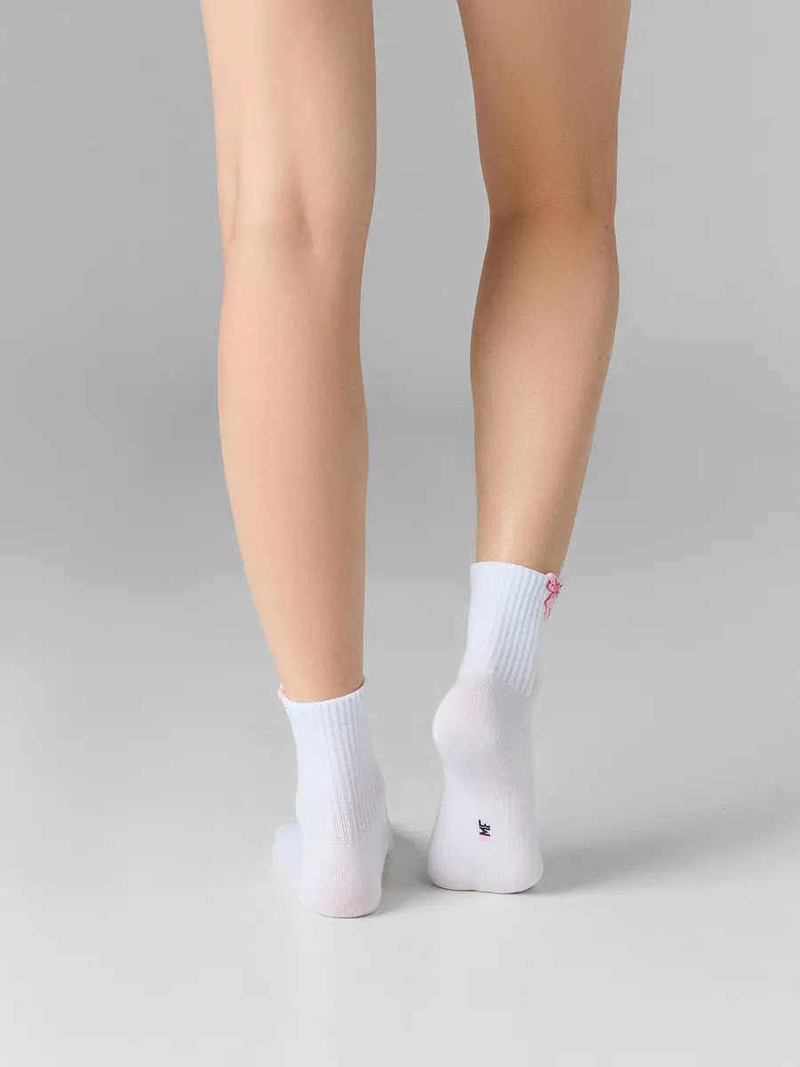 Носки 3 пары Mark Formelle (Марк Формэль) 279A-3127/белый /молочный /капучино/ - фото 7