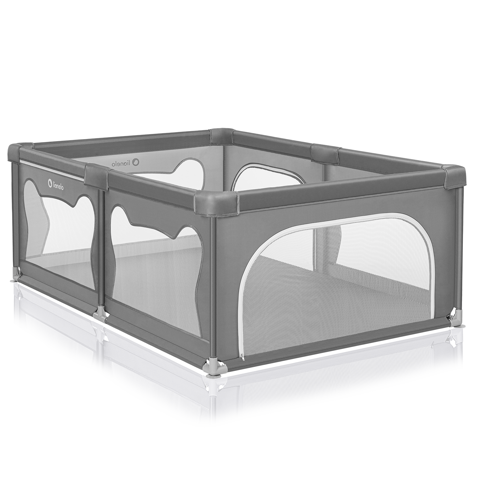 Манеж детский игровой большой Lionelo Willow Grey Concrete LO-WILLOW GREY CONCRETE - фото 4