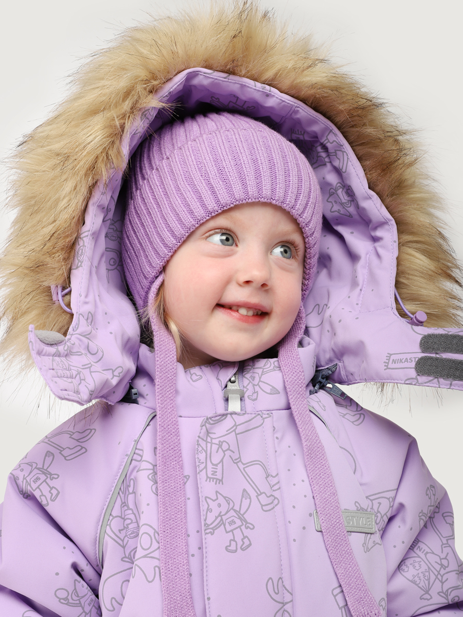 Комбинезон NIKASTYLE 8з0425 лаванда/инжир - фото 6