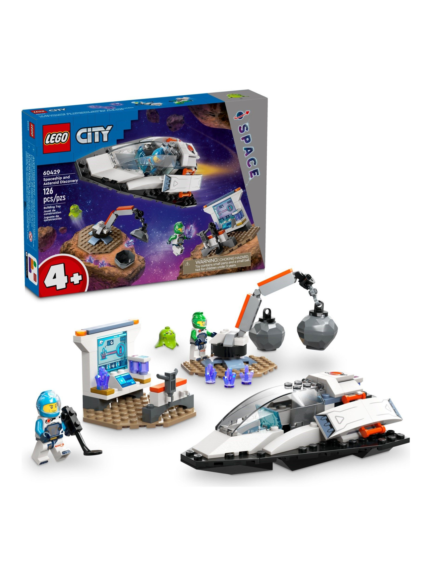 Конструктор LEGO City Spaceship Asteroid Discovery 126 дет. - фото 10