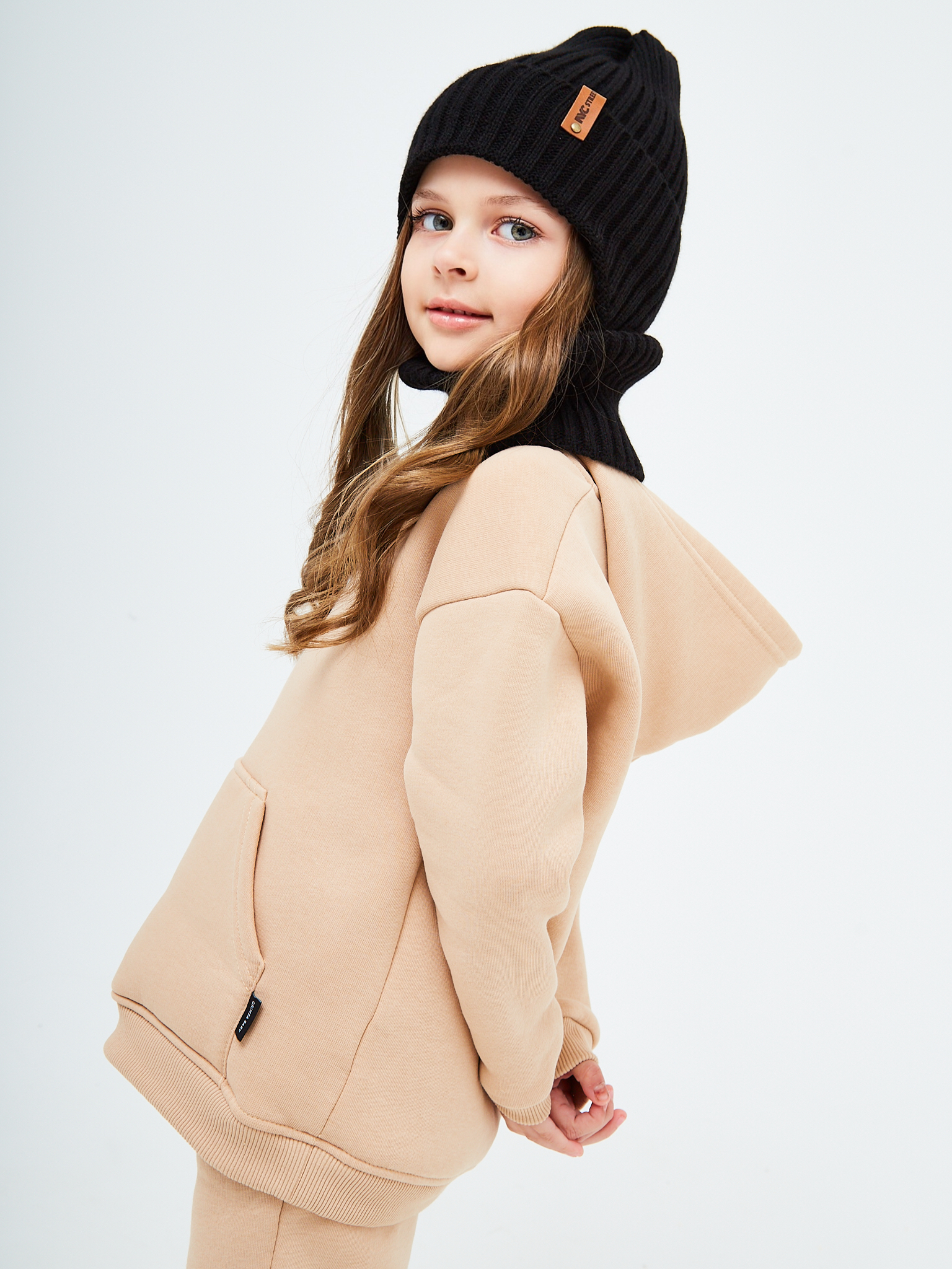 Шапка и снуд NYCkids NYC-H-56-zaviazki-blackG - фото 9