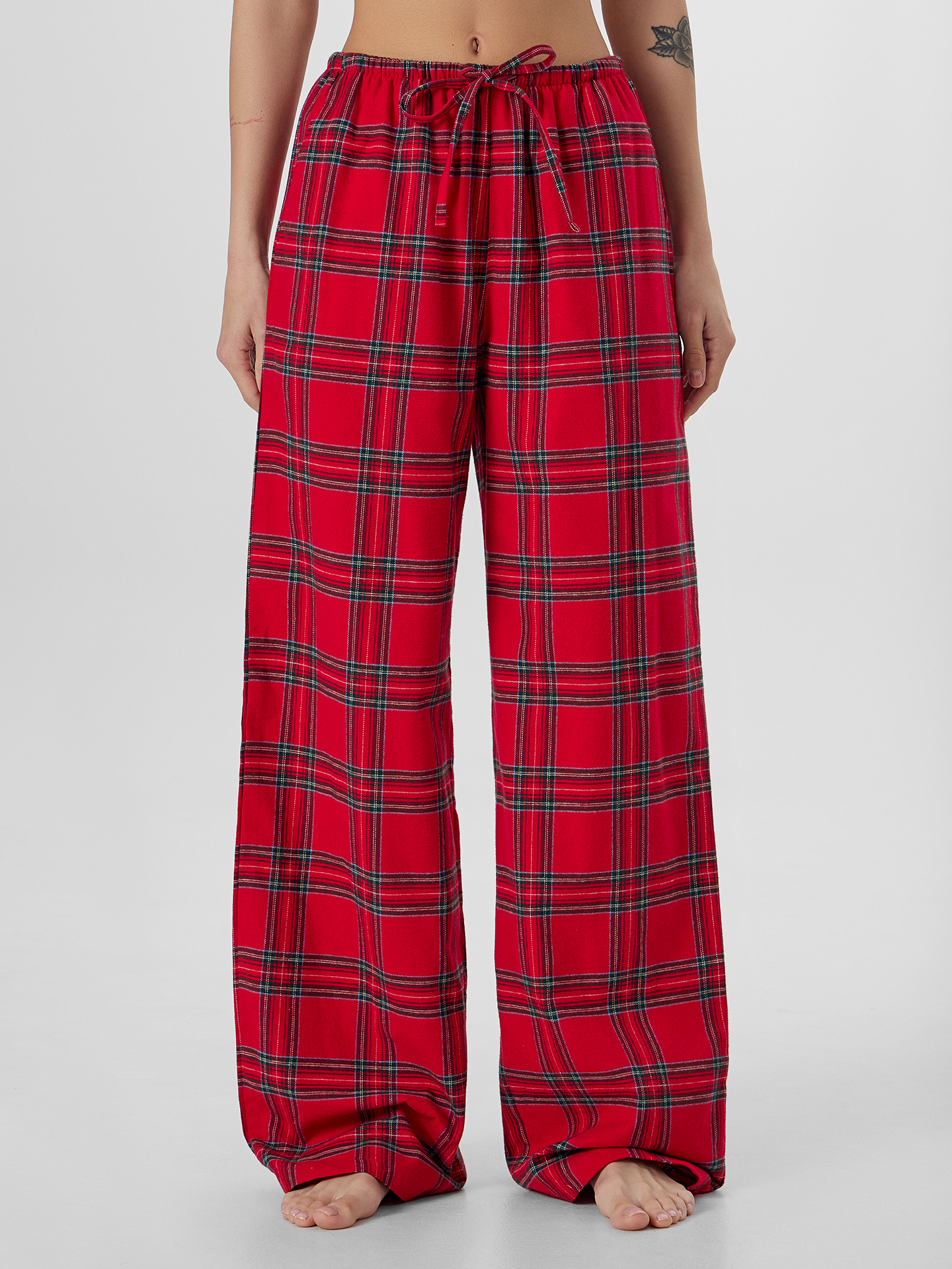 Брюки Mark Formelle (Марк Формэль) 532431-2/клетка на красном - фото 2