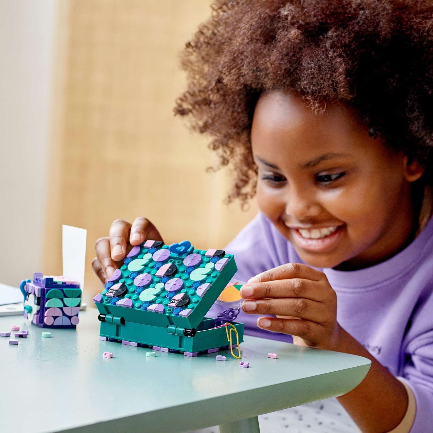Конструктор LEGO DOTS Хранение секретов блочный - фото 10