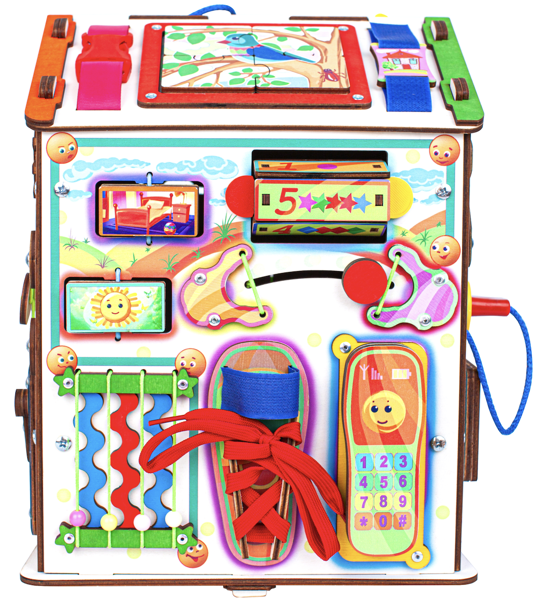 Игрушка Jolly Kids бизиборд Эмоции - фото 8