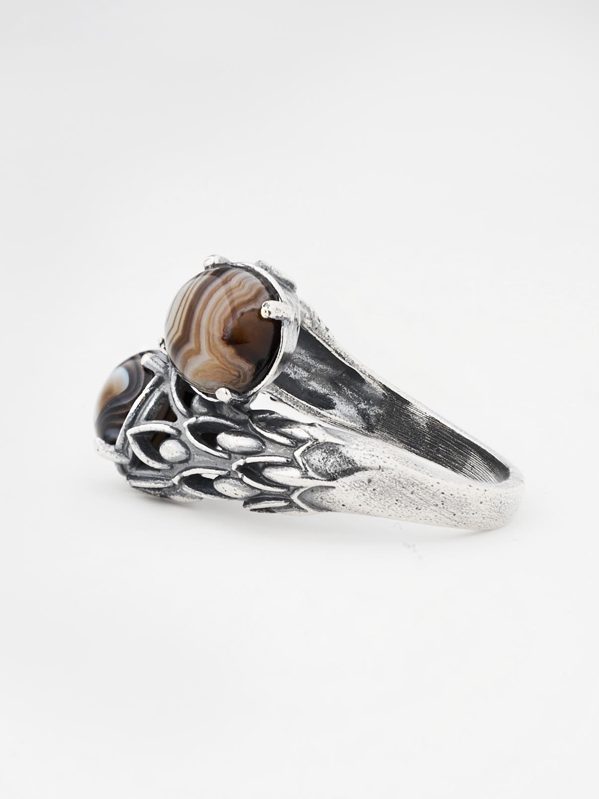 Кольцо Shine and Beauty 80658-25-к-агатполос - фото 4