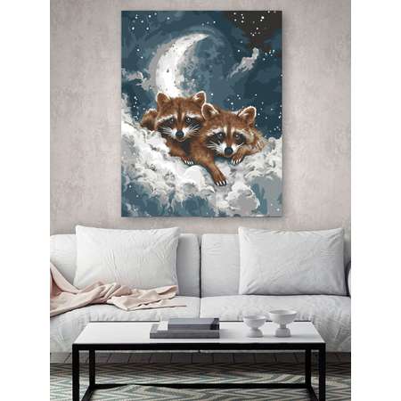 Картина по номерам Hobby Paint Еноты в ассортименте