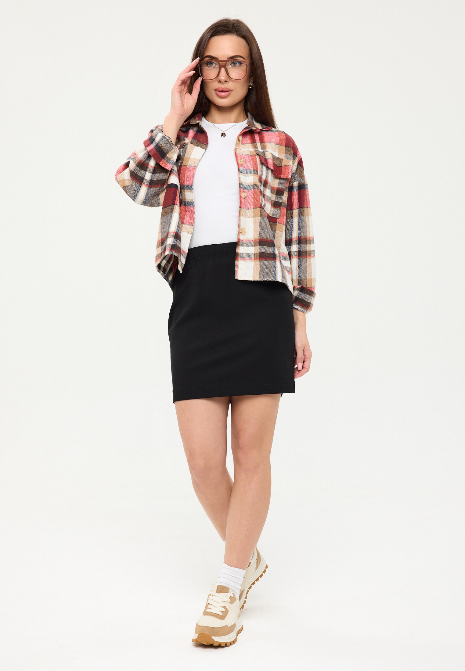 Юбка Stylish AMADEO AWS-5004-черный - фото 3