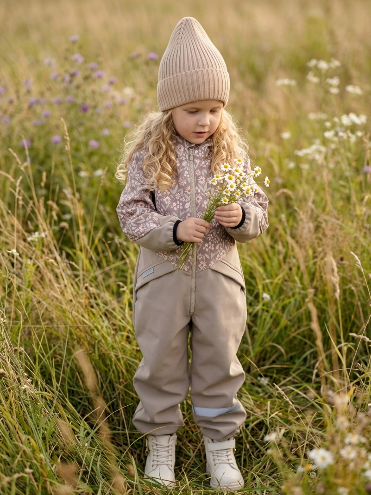 Комбинезон Minilik КОМБЕЗ.Софт.Ромашки - фото 3