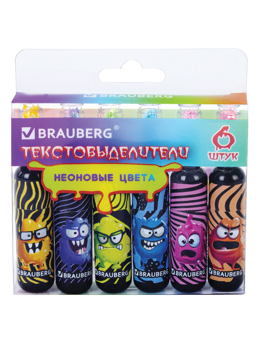 Текстовыделители Brauberg 6 шт. - фото 3