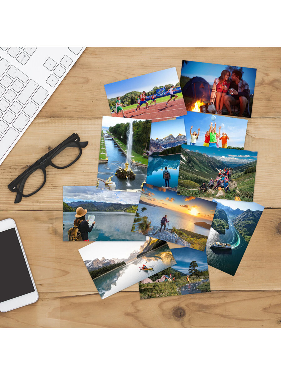 Фотобумага Brauberg глянцевая 10х15 см набор 50 листов односторонняя - фото 9