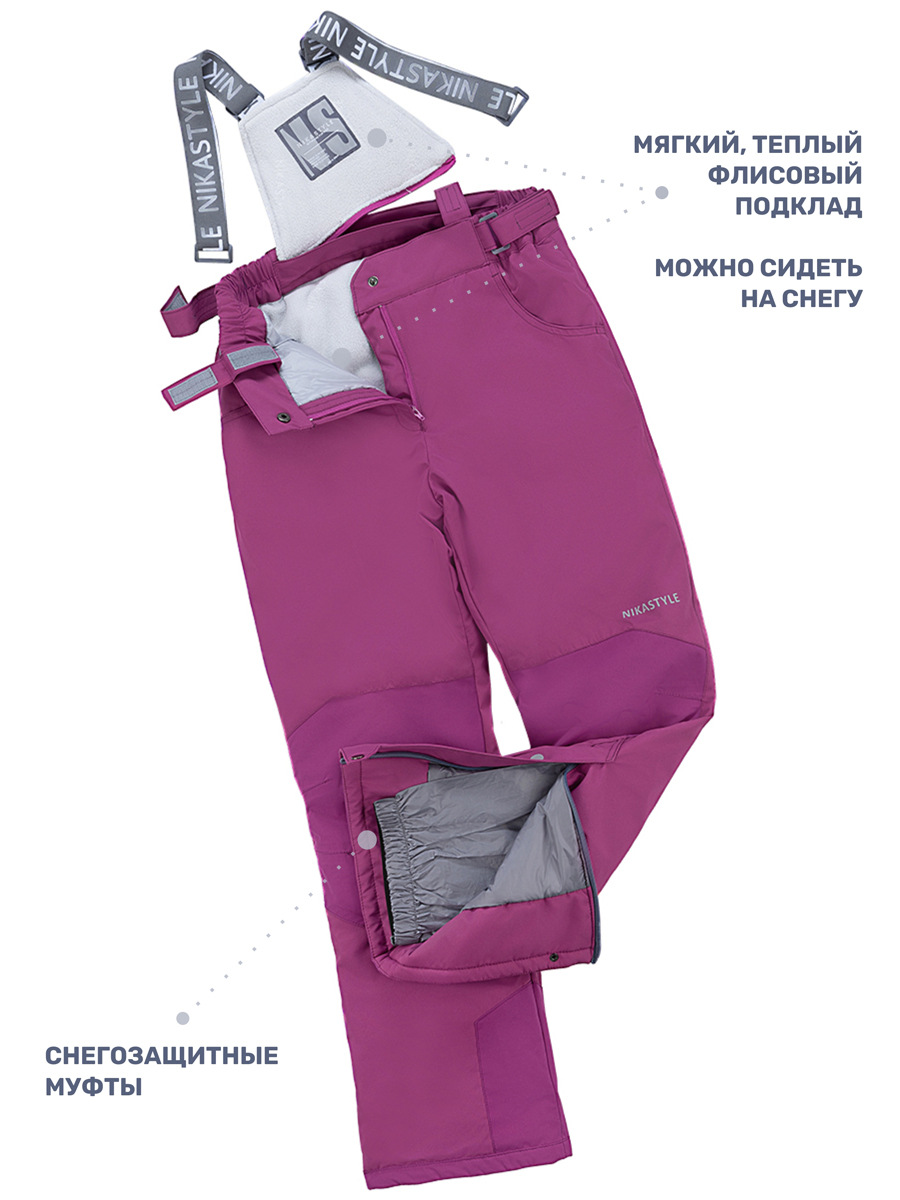Брюки NIKASTYLE 2з4824 брусника - фото 5