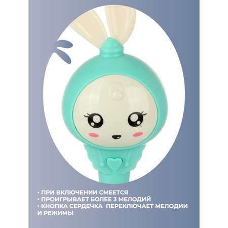 Игрушка-погремушка Veld Co Зайка с подсветкой и музыкой