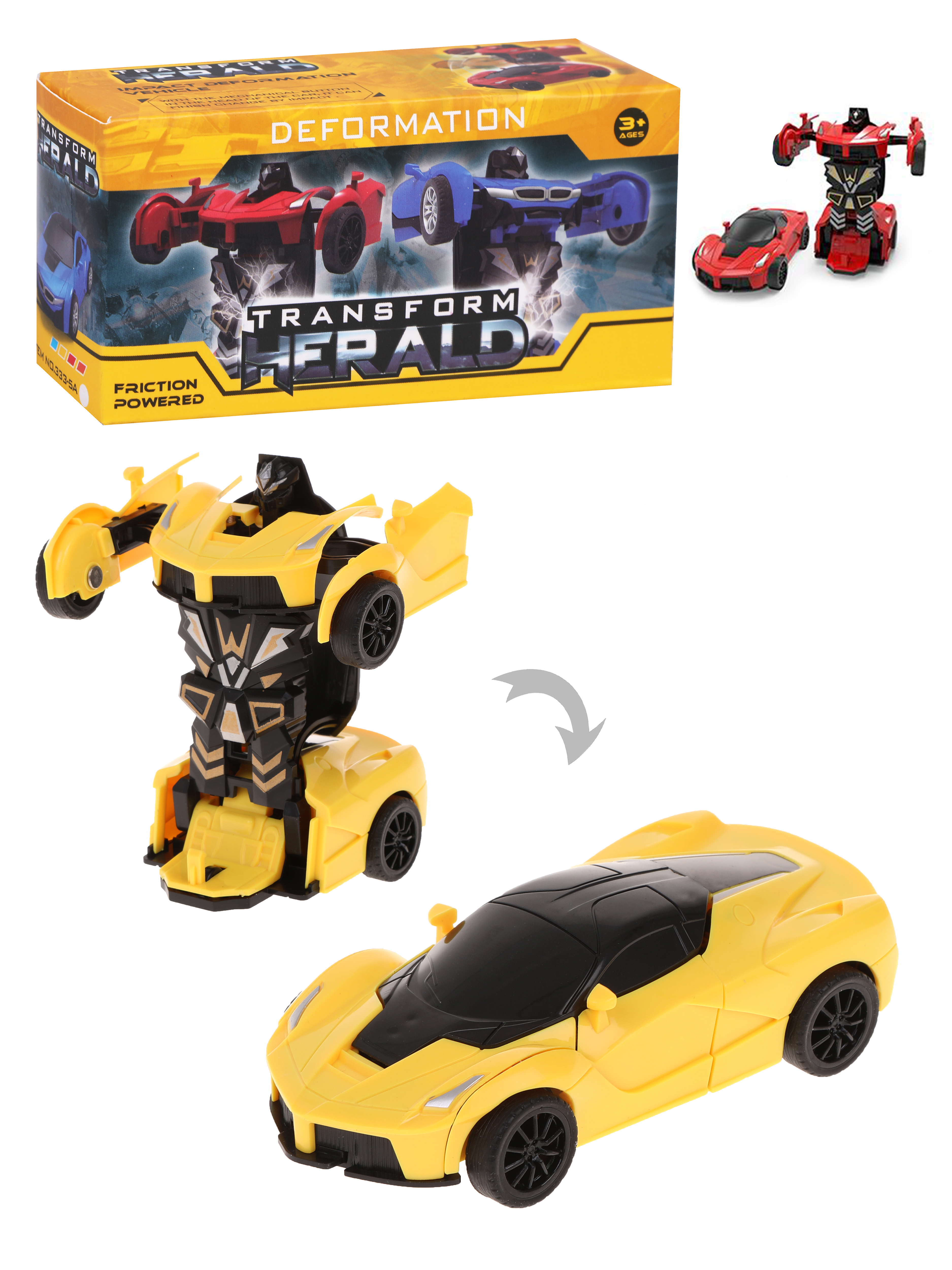 Фигурка Наша Игрушка Машина-робот в ассортименте - фото 1