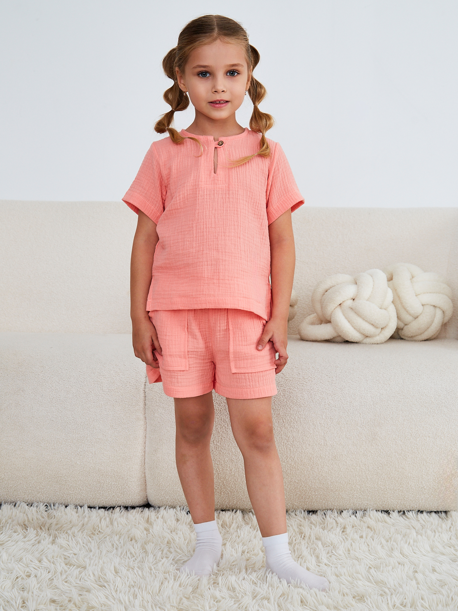 Костюм MOUN Комплект_муслин_персик - фото 14