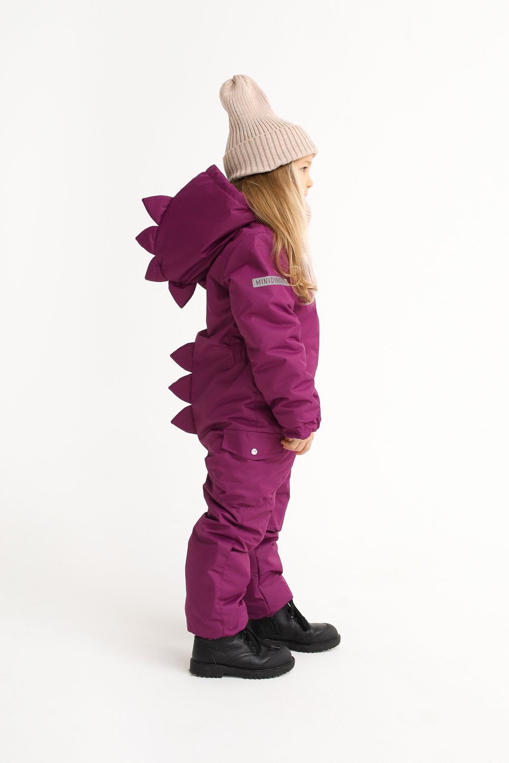 Комбинезон MINIDINO B-KOM-001/ДКомбинезон детский демисезонный Дино ежевика - фото 2