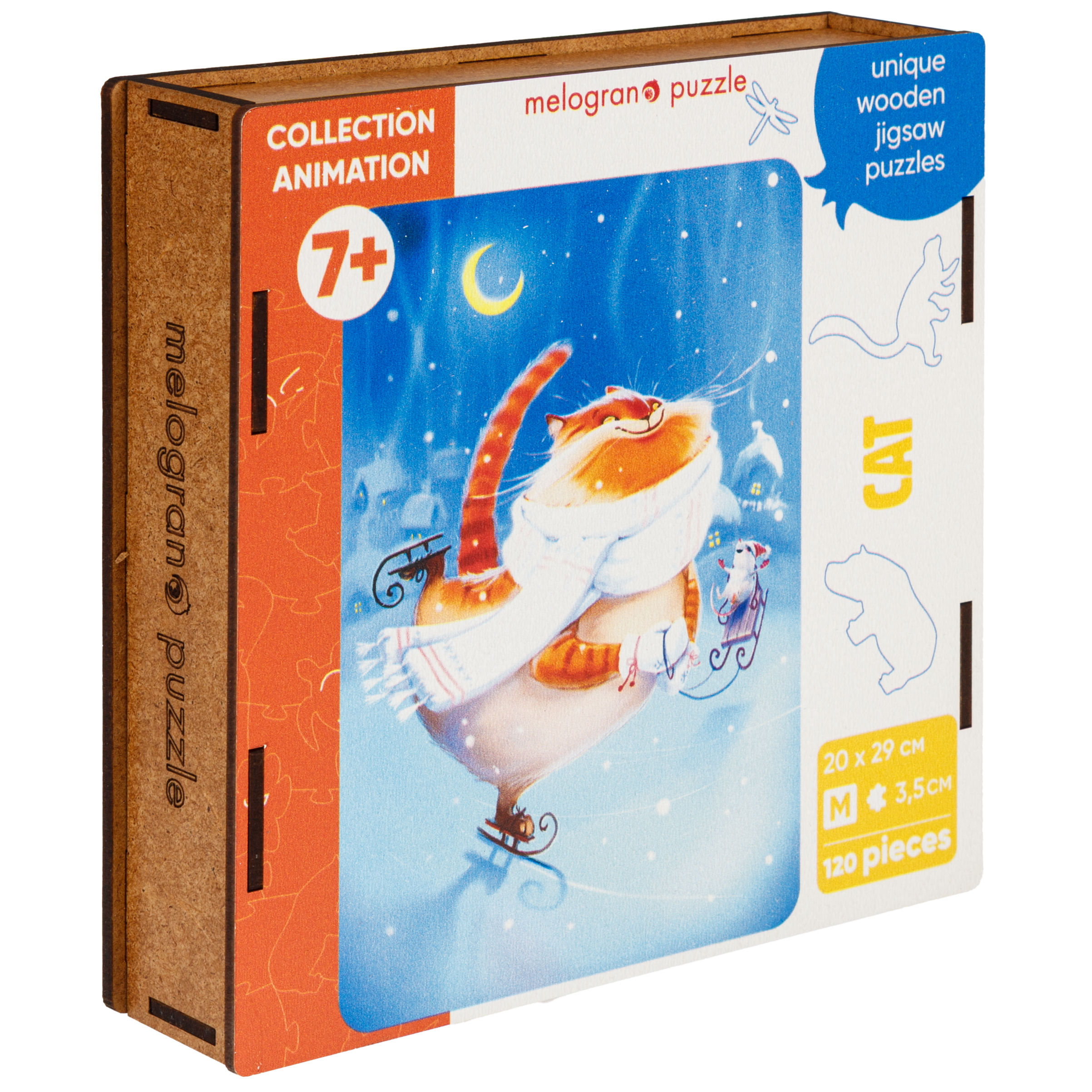 Пазл Melograno puzzle деревянный - фото 6