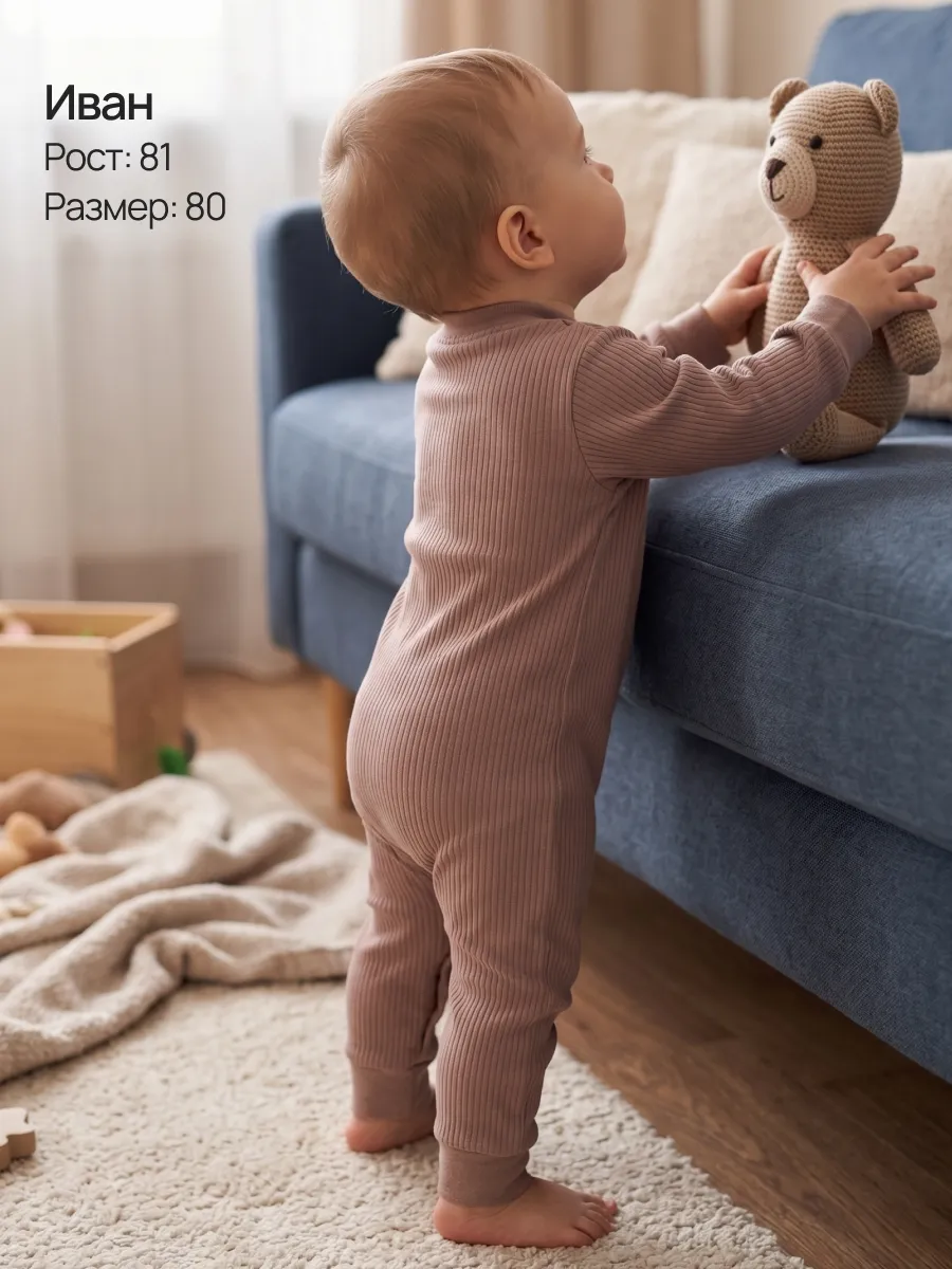 Комбинезон 3 шт Супер Пупс нбр/3пр/ком/сл/sk18/таксы - фото 14