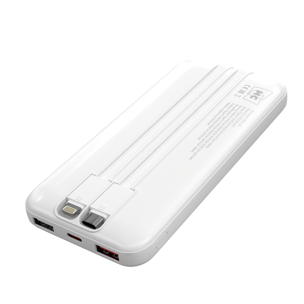 Внешний аккумулятор 10000mAh More Choice PB35-10 White - фото 4