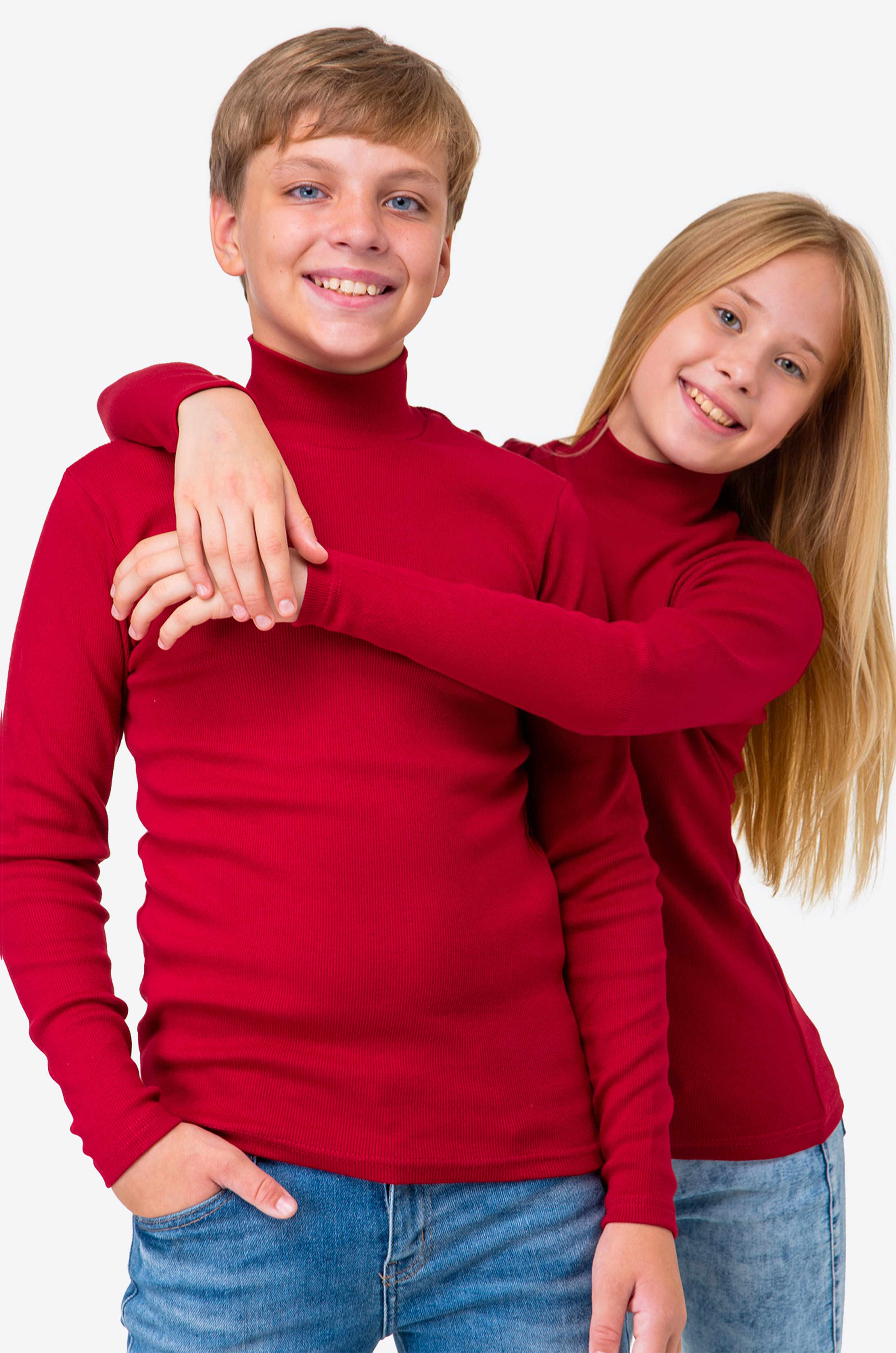 Водолазка HappyFox HF5504т.бордовый - фото 2