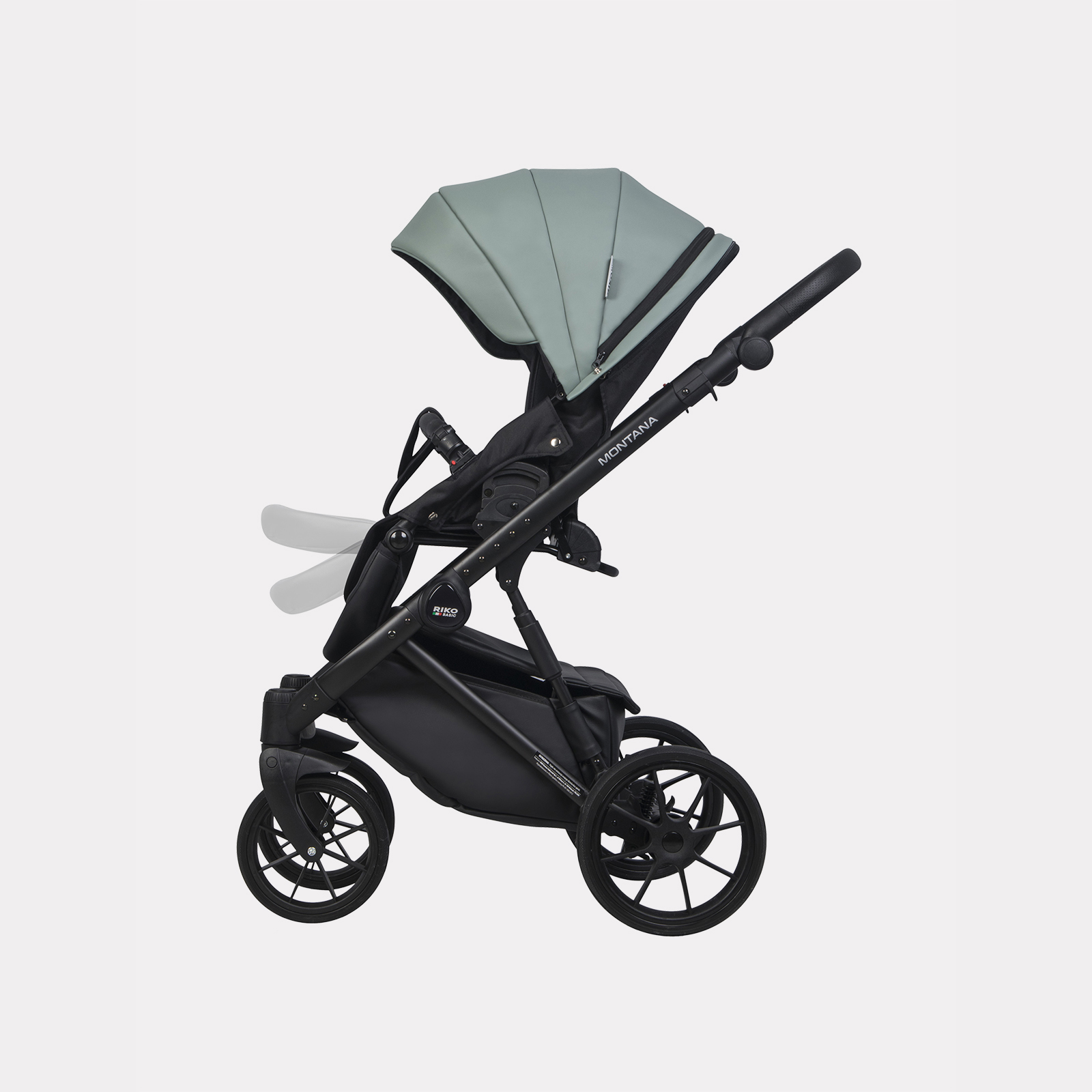 Коляска 3в1 Riko Basic Montana Ecco зеленый - фото 19