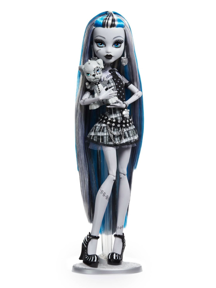 Кукла модельная Monster High Фрэнки Штейн высота 27 см HKN29 - фото 3