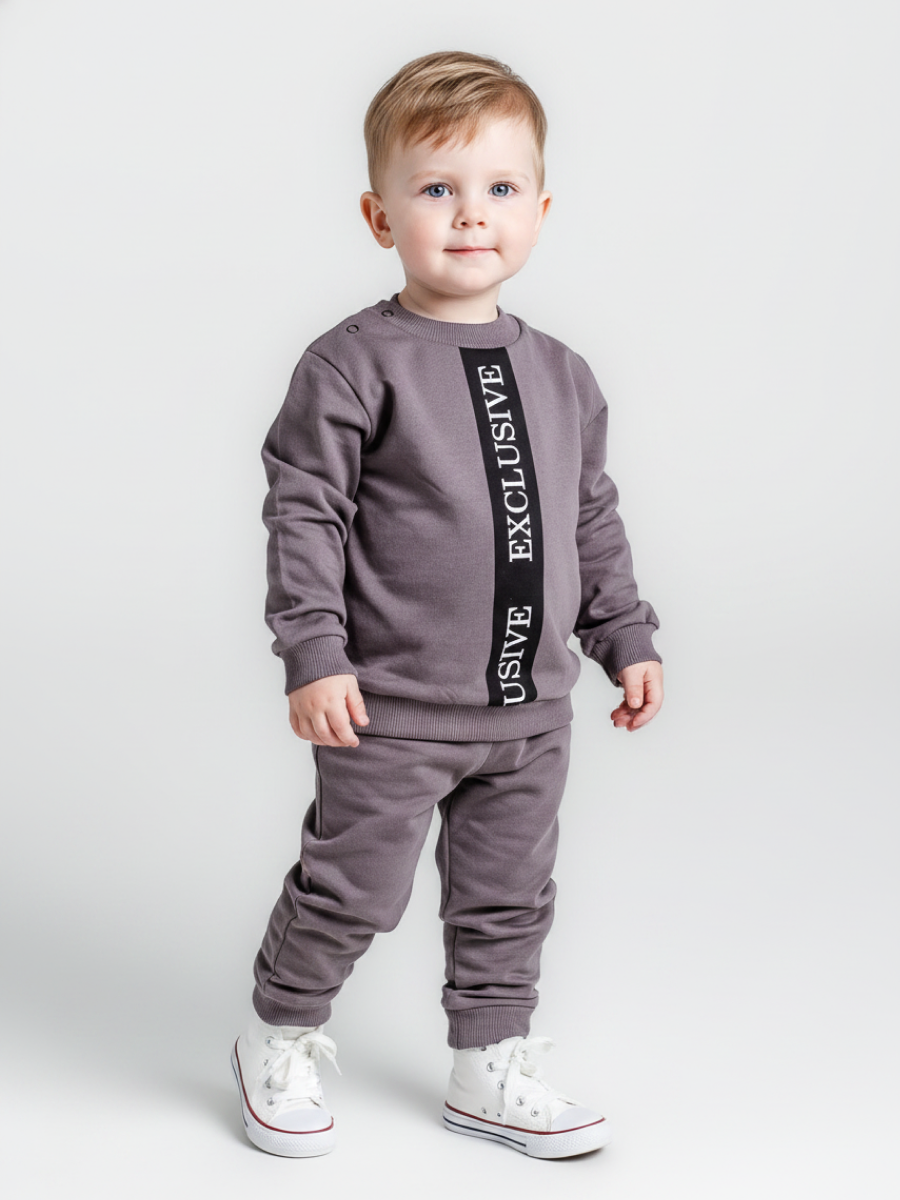 Изображение товара Спортивный костюм для мальчика VEDDI 74 из хлопка с начёсом для активного отдыха Изображение товара Спортивный костюм для мальчика VEDDI 74 из хлопка с начёсом для активного отдыха