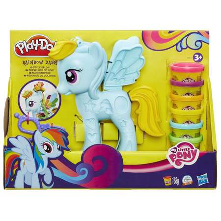 Пластилин Play-Doh Стильный салон Рэйнбоу