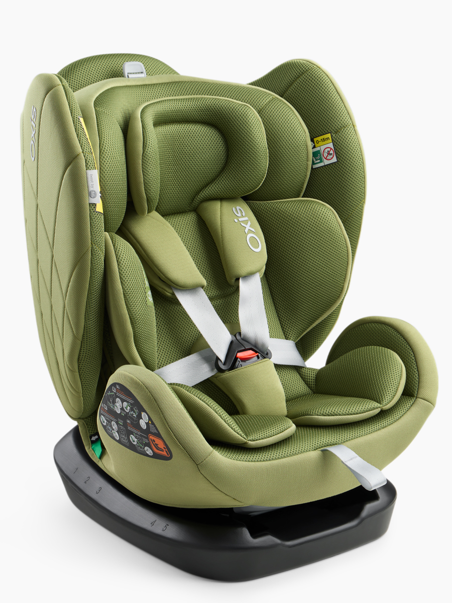 Автокресло Happy Baby Oxis 0+/1/2/3 (0-36 кг) зеленый - фото 1