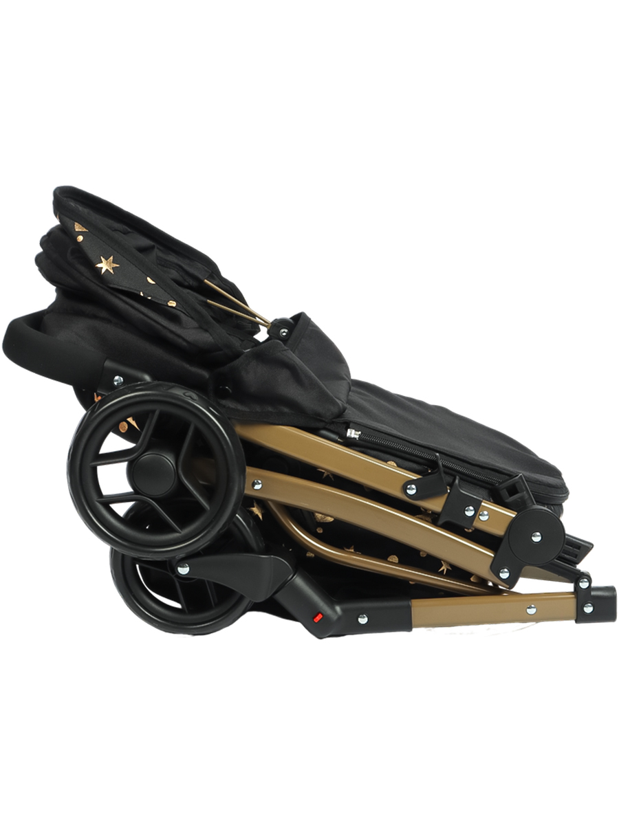 Коляска-люлька для кукол Рыжий кот 9643-GN - фото 9